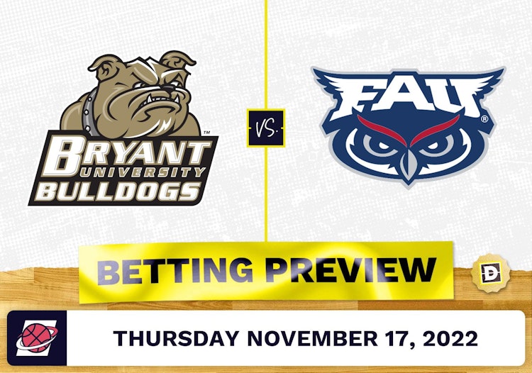 Bryant University vs. Florida Atlantic CBB Prediction and Odds - Nov 17, 2022