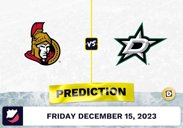 Ottawa Senators vs. Dallas Stars Prediction, Odds, Picks for NHL Friday [12/15/2023]