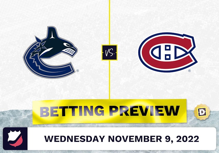 Canucks vs. Canadiens Prediction and Odds - Nov 9, 2022