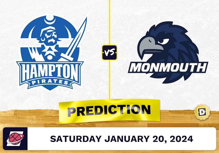 Hampton vs. Monmouth Prediction, Odds, College Basketball Picks [1/20/2024]