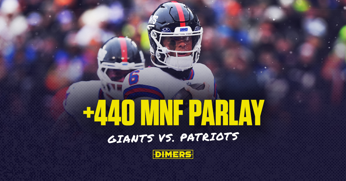 Parlay these Giants vs. Patriots player props at +440 odds for 'Monday Night Football'