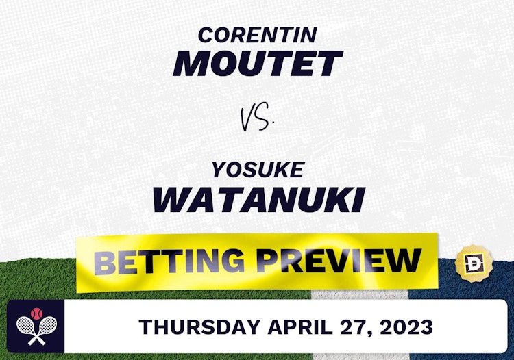 Corentin Moutet vs. Yosuke Watanuki Predictions - Apr 27, 2023