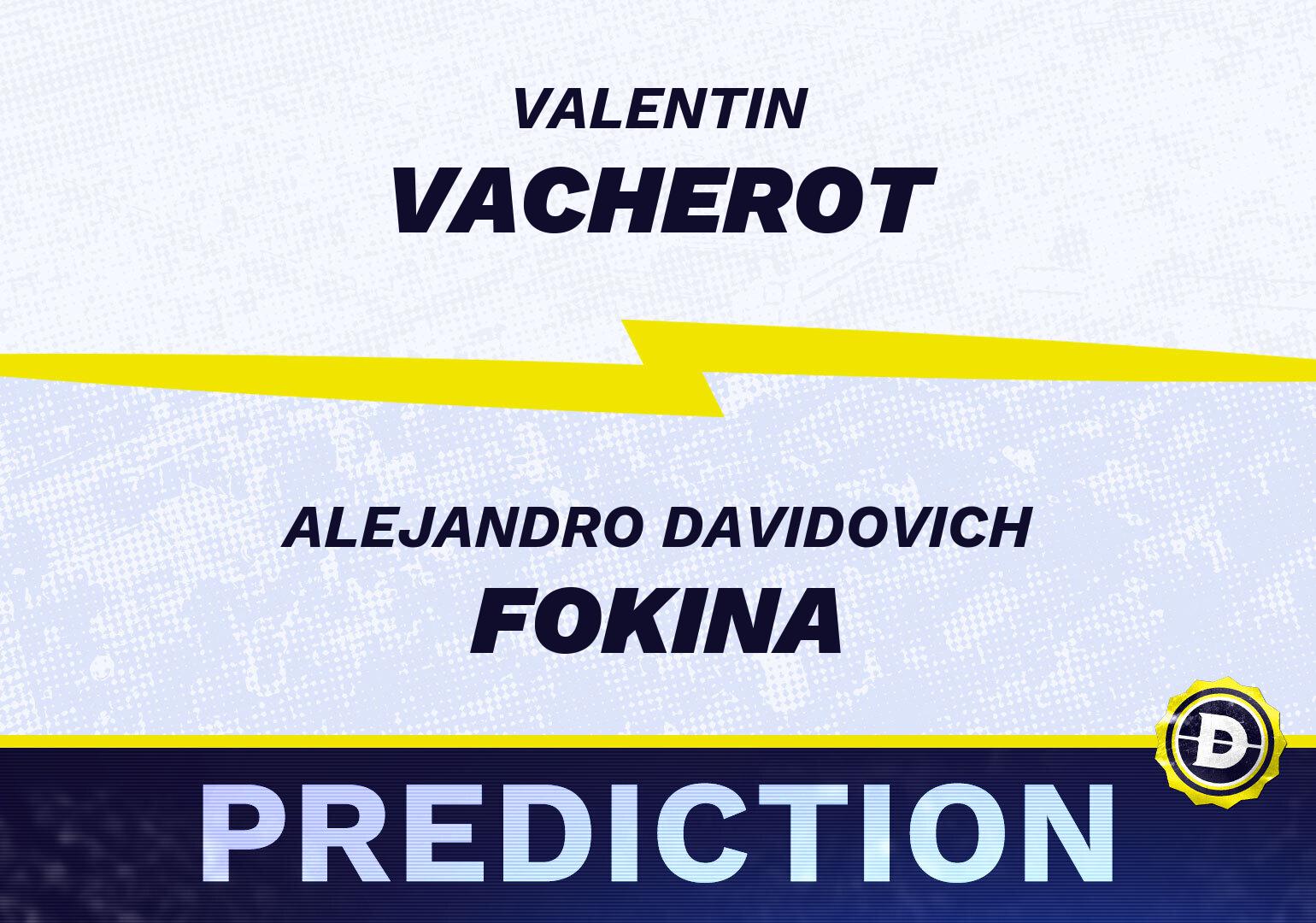 Valentin Vacherot vs. Alejandro Davidovich Fokina Prediction, Odds, Picks for French Open 2024