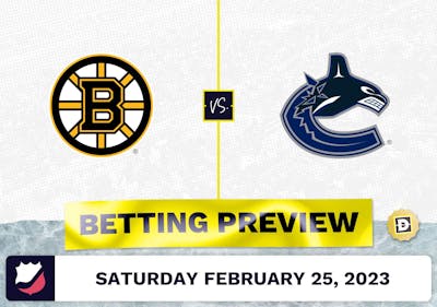 Bruins vs. Canucks Prediction and Odds - Feb 25, 2023