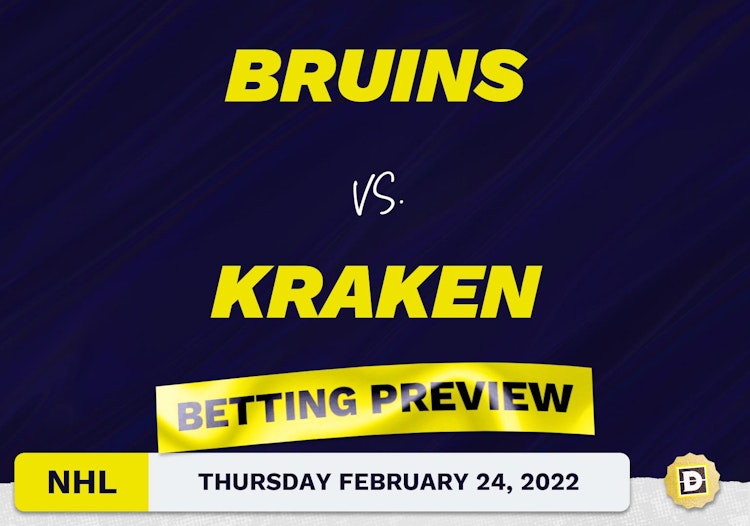 Bruins vs. Kraken Predictions and Odds - Feb 24, 2022