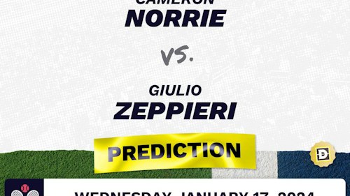 Cameron Norrie vs. Giulio Zeppieri Prediction, Odds, Picks for Australian Open 2024