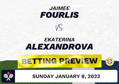 Jaimee Fourlis vs. Ekaterina Alexandrova Predictions - Jan 8, 2023