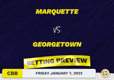 Marquette vs. Georgetown CBB Predictions and Odds - Jan 7, 2022