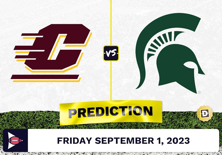 Central Michigan vs. Michigan State CFB Prediction and Odds - September 1, 2023