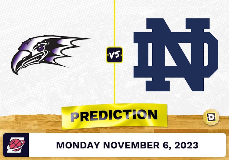 Niagara vs. Notre Dame Basketball Prediction - November 6, 2023