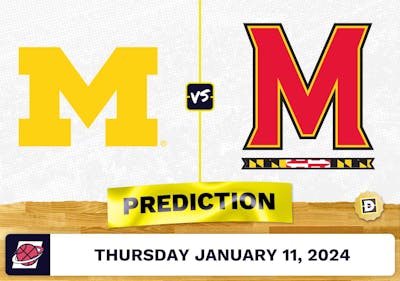 Michigan vs. Maryland Prediction, Odds, College Basketball Picks  [1/11/2024]
