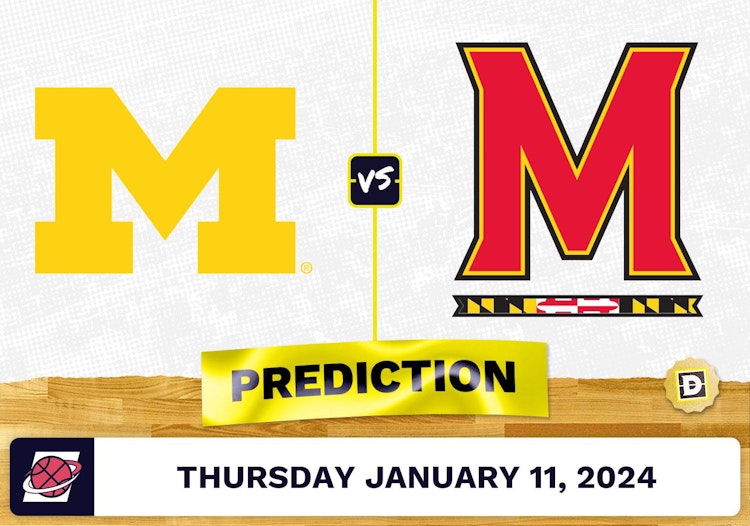 Michigan vs. Maryland Prediction, Odds, College Basketball Picks  [1/11/2024]