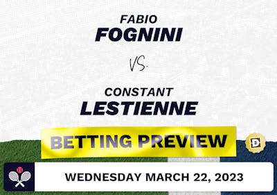 Fabio Fognini vs. Constant Lestienne Predictions - Mar 22, 2023