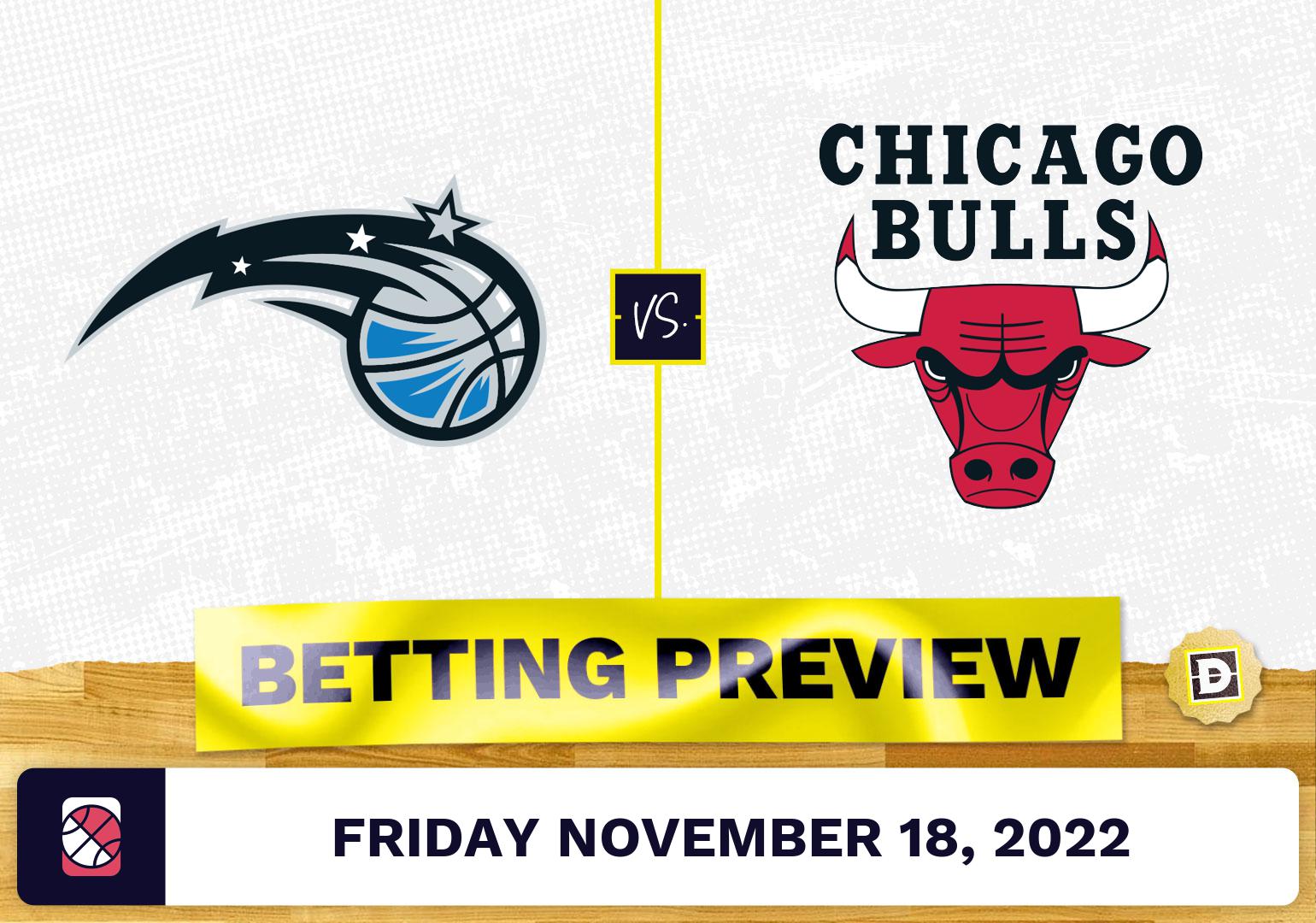 Magic vs. Bulls Prediction and Odds - Nov 18, 2022