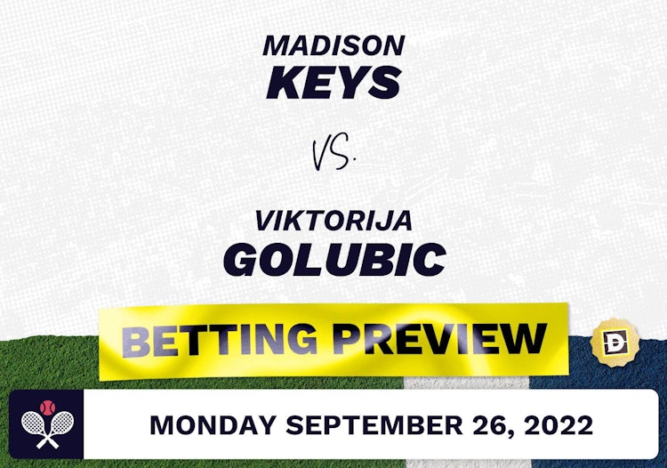 Madison Keys vs. Viktorija Golubic Predictions - Sep 26, 2022