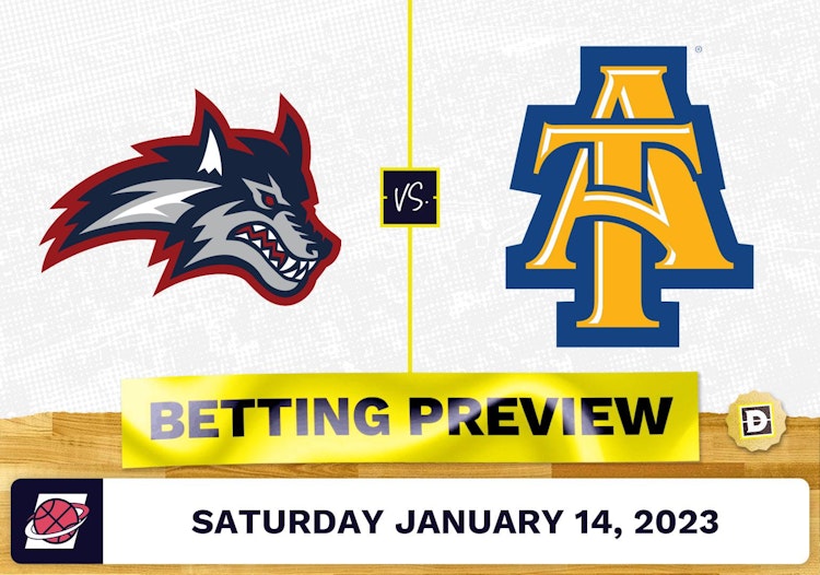 Stony Brook vs. North Carolina A&T CBB Prediction and Odds - Jan 14, 2023