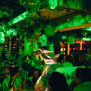 Listen to the music, dance and have an entertaining dinner