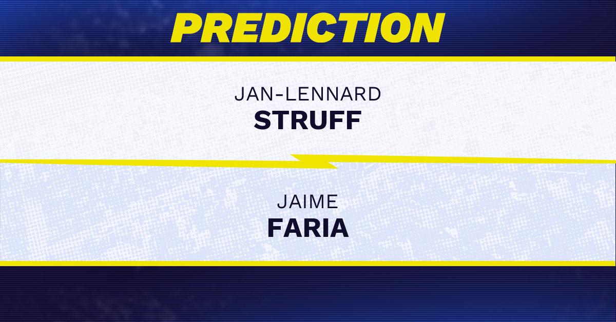 Jan-Lennard Struff vs Jaime Faria Tennis Prediction.