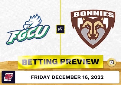 Florida Gulf Coast vs. St. Bonaventure CBB Prediction and Odds - Dec 16, 2022