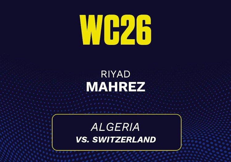 Riyad Mahrez projected stats for Thursday, July 2, 2026.