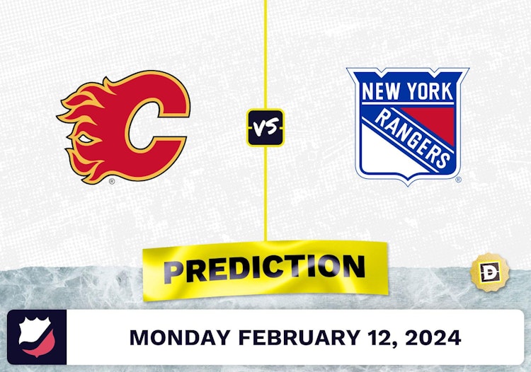 Calgary Flames vs. NY Rangers Prediction, Odds, NHL Picks [2/12/2024]
