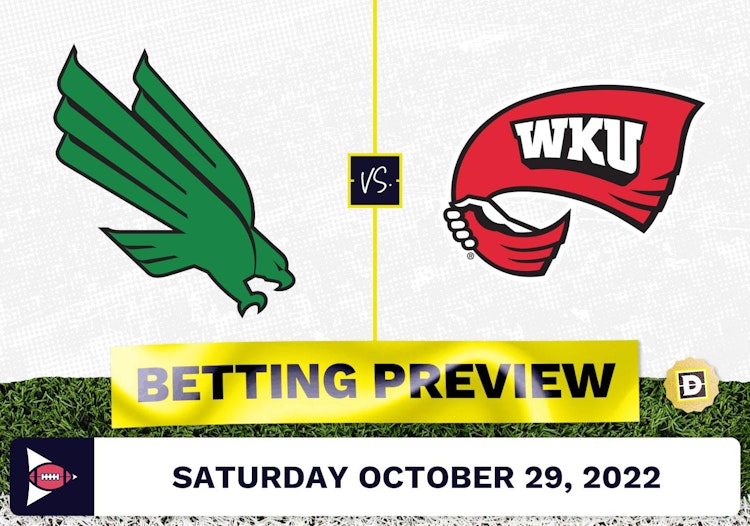 North Texas vs. Western Kentucky CFB Prediction and Odds - Oct 29, 2022