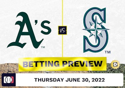 Athletics vs. Mariners Prediction and Odds - Jun 30, 2022