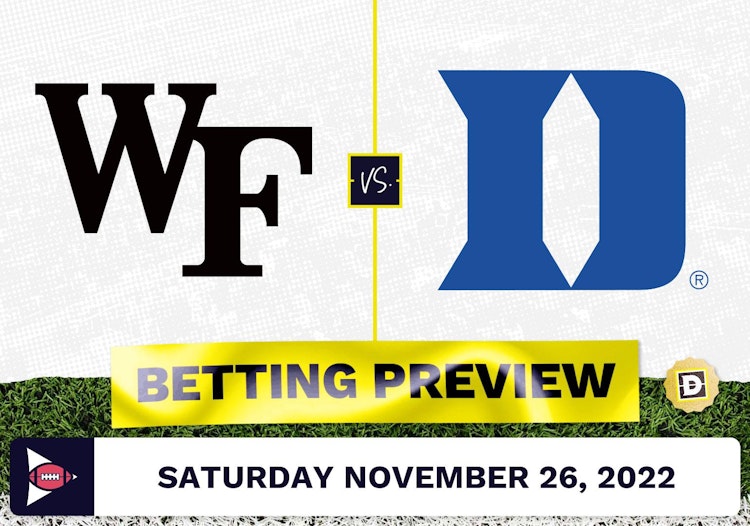 Wake Forest vs. Duke CFB Prediction and Odds - Nov 26, 2022