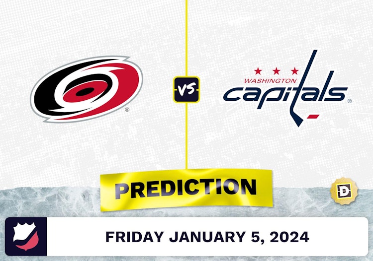 Carolina Hurricanes vs. Washington Capitals Prediction, Odds, NHL Picks  [1/5/2024]