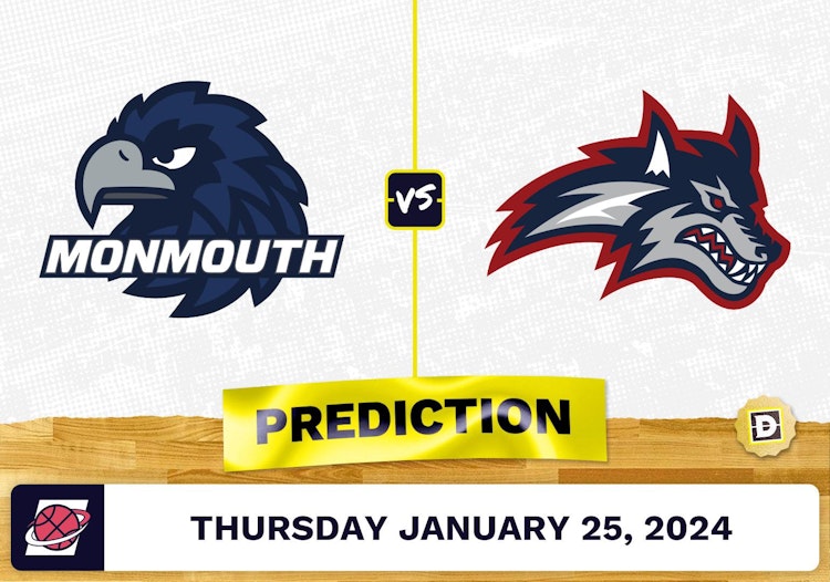 Monmouth vs. Stony Brook Prediction, Odds, College Basketball Picks [1/25/2024]