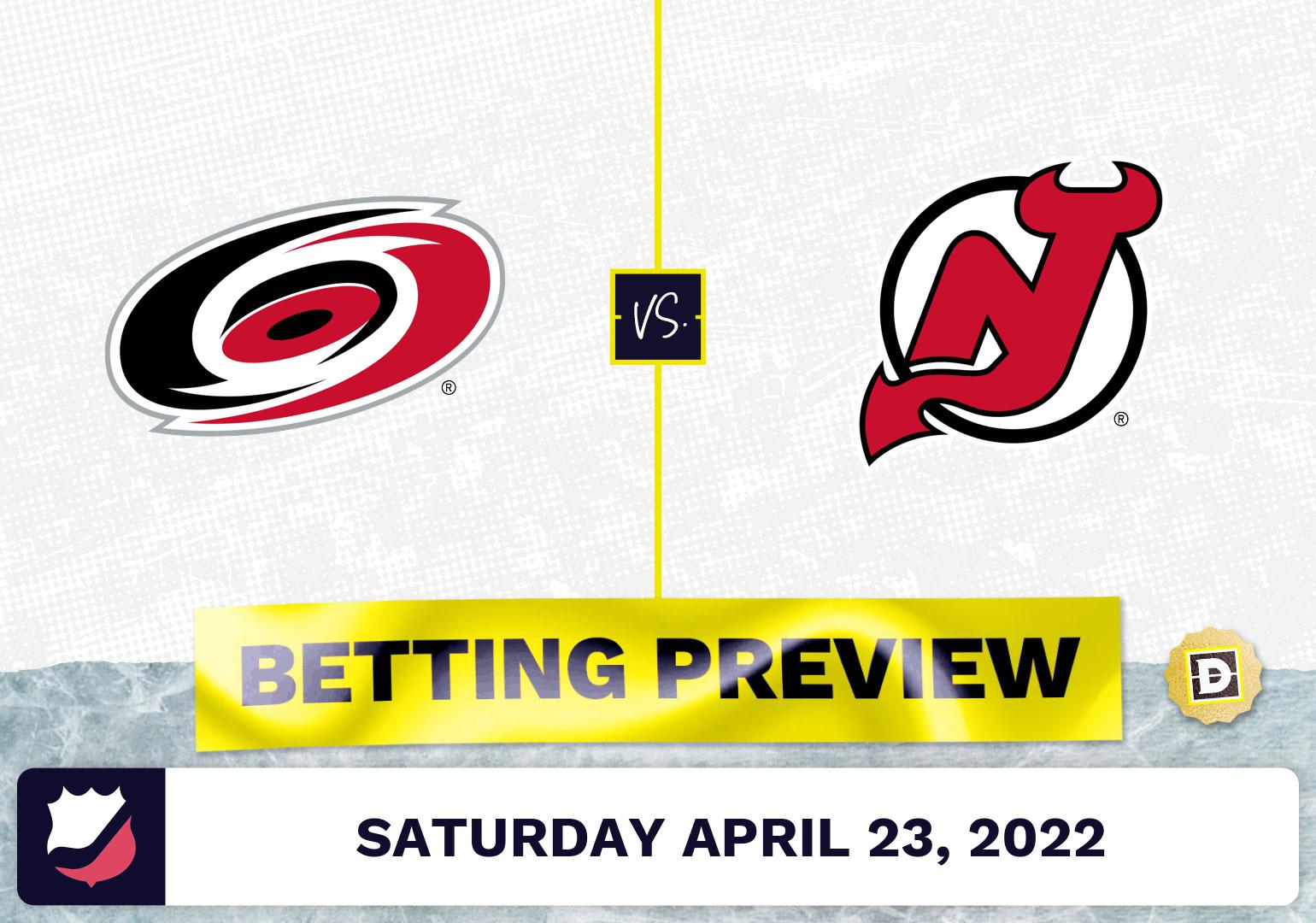 Hurricanes vs. Devils Prediction and Odds - Apr 23, 2022