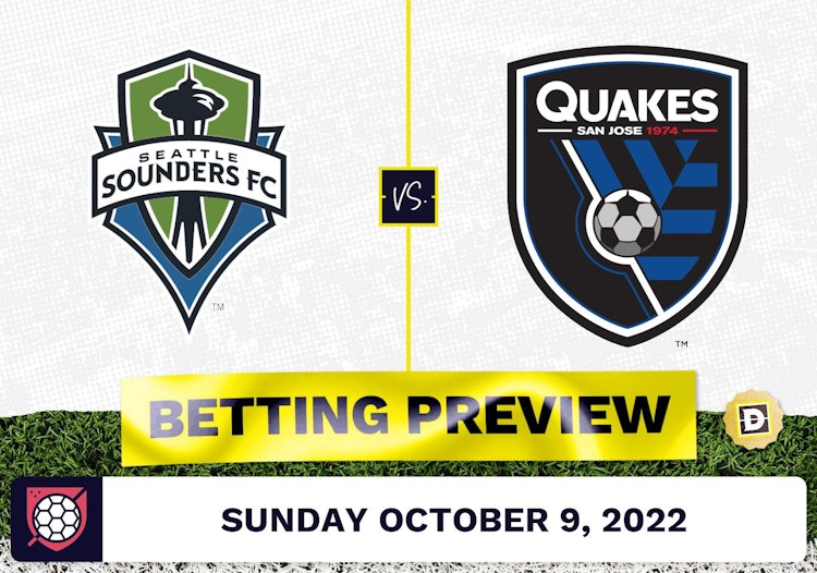 Seattle Sounders vs. San Jose Earthquakes Prediction - Oct 9, 2022