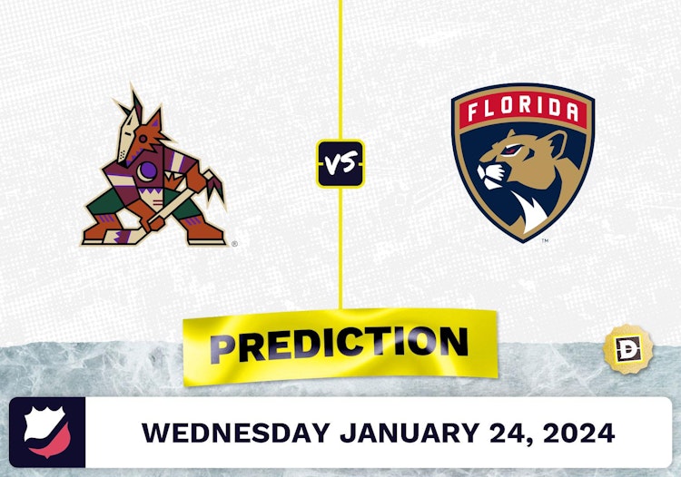 Arizona Coyotes vs. Florida Panthers Prediction, Odds, NHL Picks [1/24/2024]