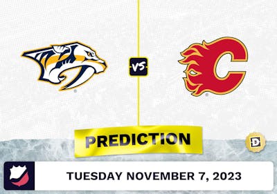 Predators vs. Flames Prediction and Odds - November 7, 2023