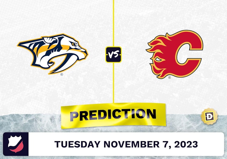 Predators vs. Flames Prediction and Odds - November 7, 2023