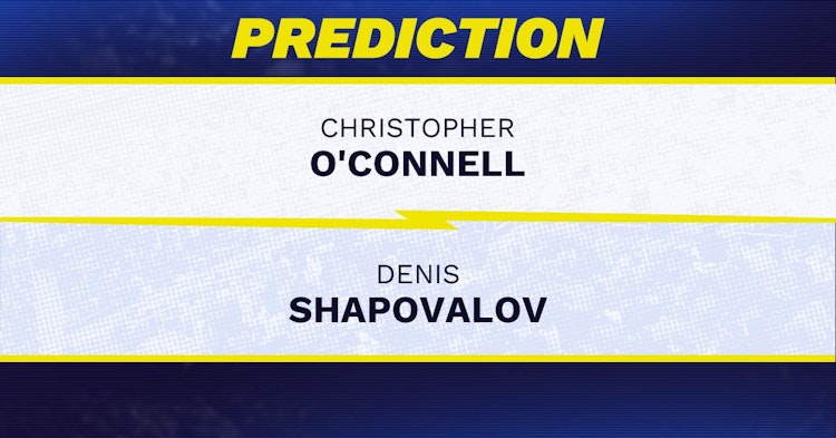 Christopher O'Connell vs Denis Shapovalov Tennis Prediction.