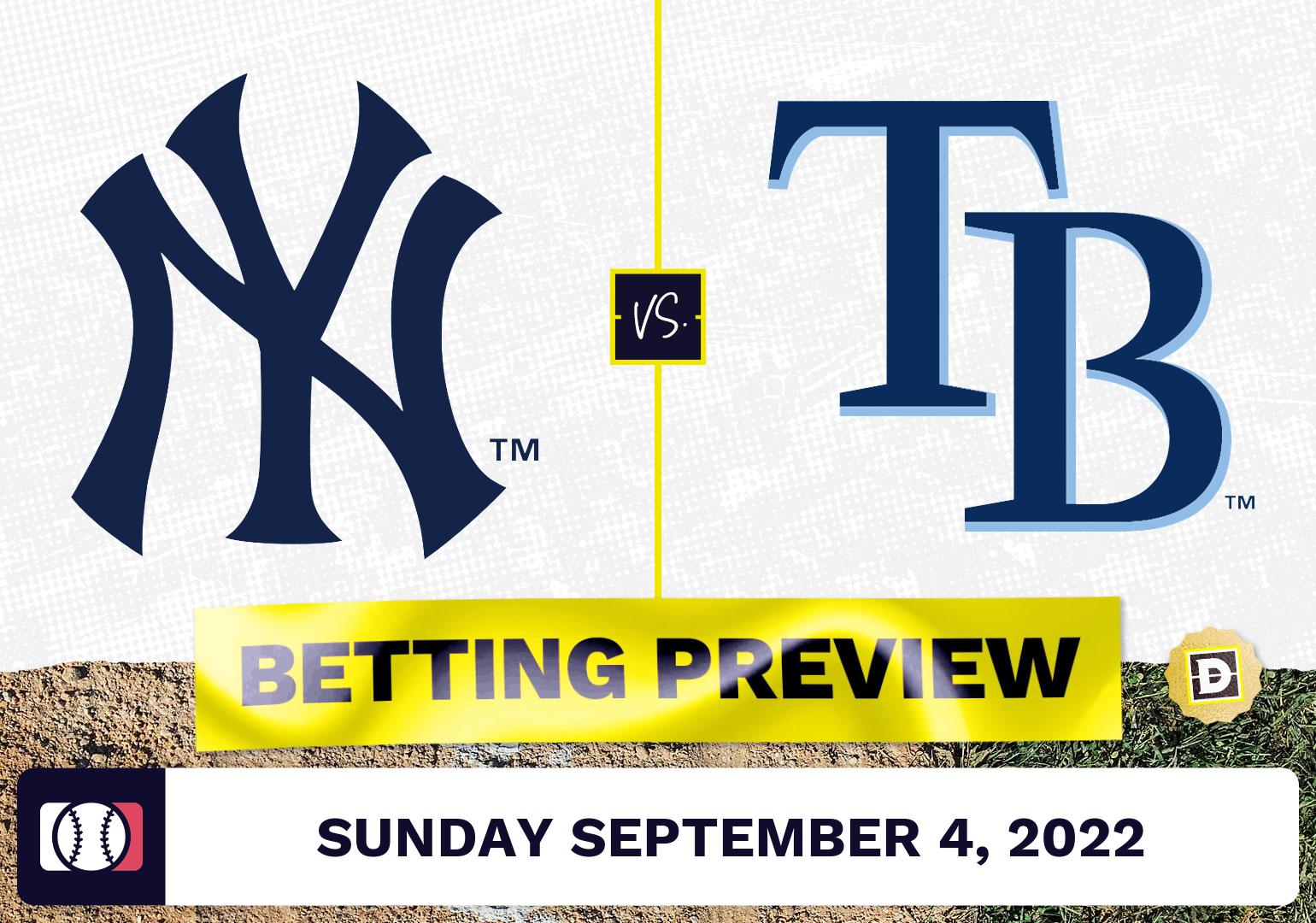 Yankees vs. Rays Prediction and Odds - Sep 4, 2022