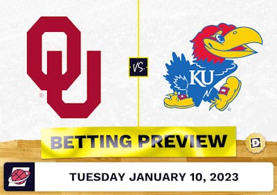 Oklahoma vs. Kansas CBB Prediction and Odds - Jan 10, 2023