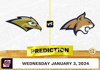 Oral Roberts vs. Montana State Prediction, Odds, College Basketball Picks  [1/3/2024]