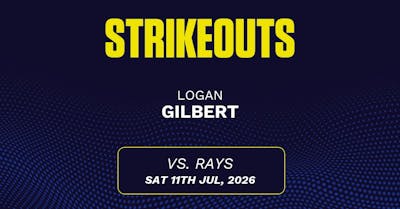 Logan Gilbert projections July 11: Strikeouts, outs, and earned runs vs. Rays [2026]