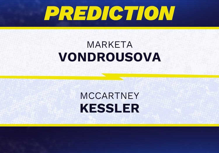 Marketa Vondrousova vs McCartney Kessler Tennis Prediction.