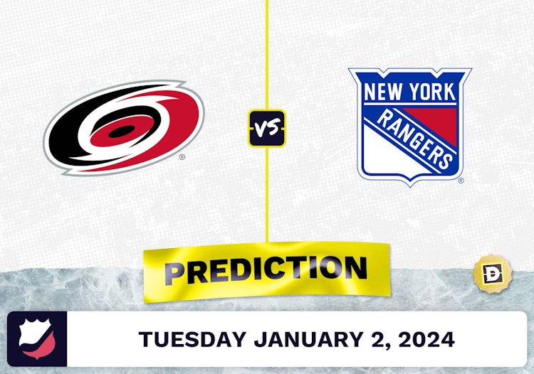 Carolina Hurricanes vs. NY Rangers Prediction, Odds, NHL Picks  [1/2/2024]
