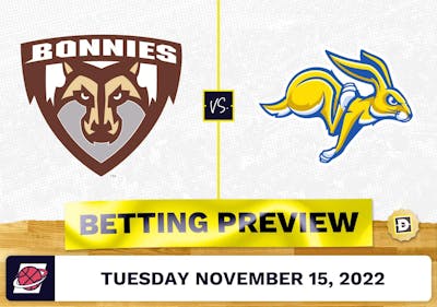 St. Bonaventure vs. South Dakota State CBB Prediction and Odds - Nov 15, 2022