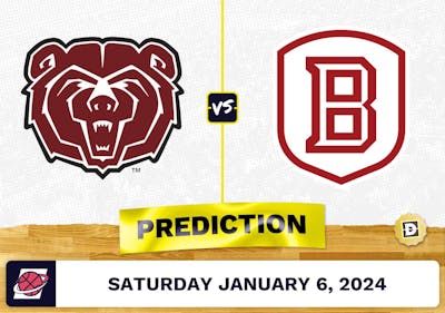 Missouri State vs. Bradley Prediction, Odds, College Basketball Picks  [1/6/2024]