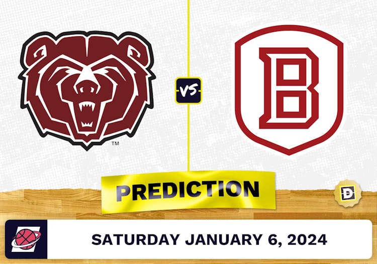 Missouri State vs. Bradley Prediction, Odds, College Basketball Picks  [1/6/2024]