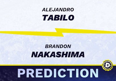 Alejandro Tabilo vs. Brandon Nakashima Prediction, Odds, Picks for ATP Miami 2024