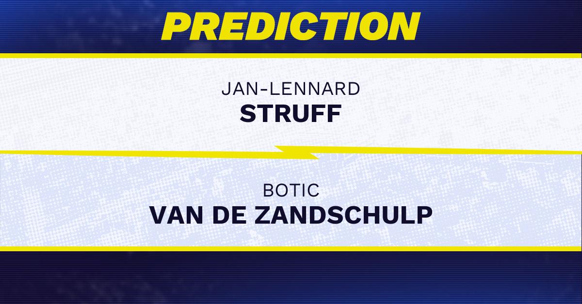 Jan-Lennard Struff vs. Botic Van de Zandschulp prediction, odds, picks for ATP Hong Kong 2026