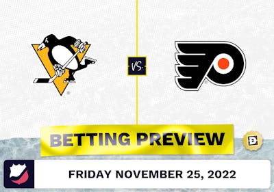 Penguins vs. Flyers Prediction and Odds - Nov 25, 2022