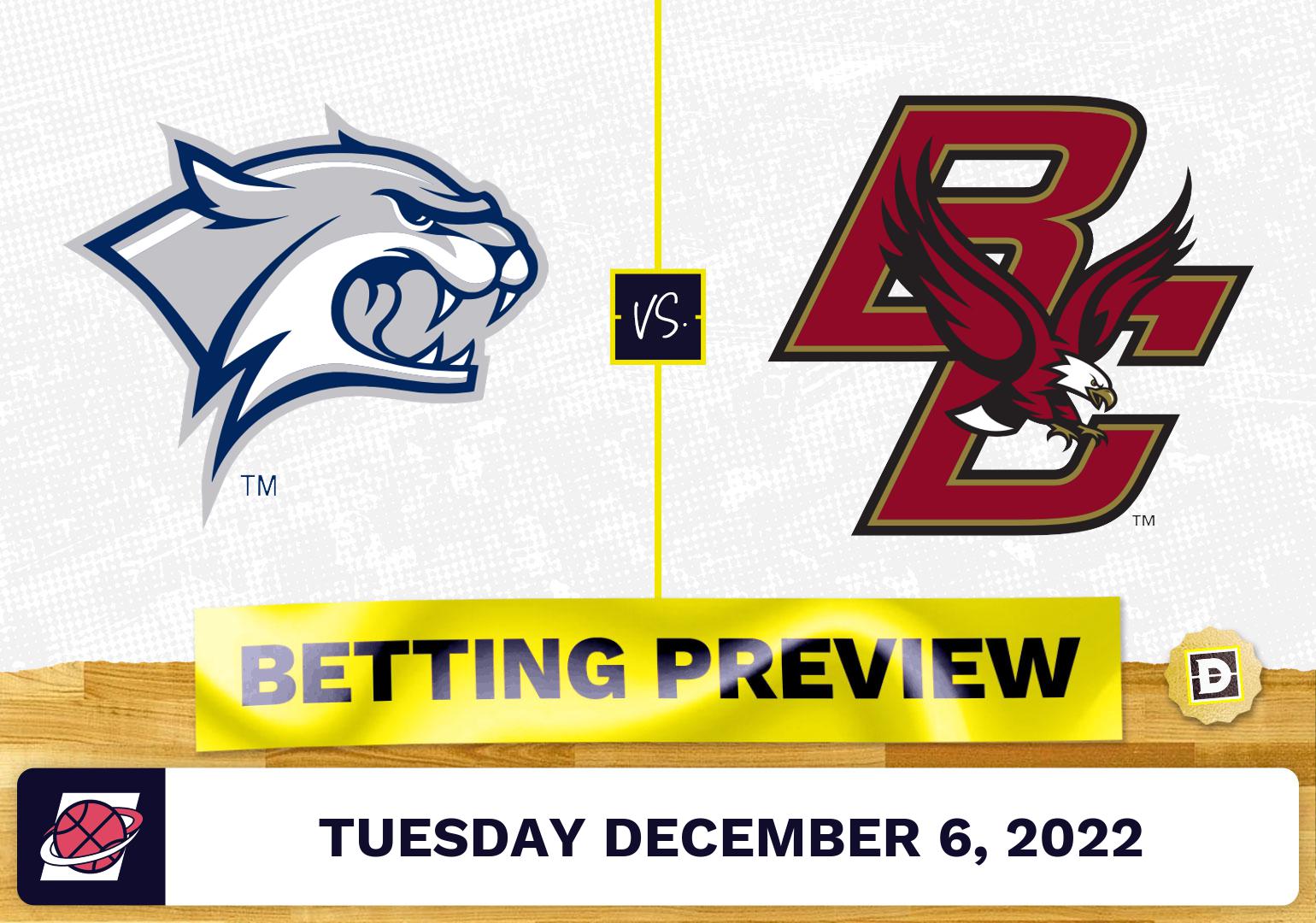 New Hampshire vs. Boston College CBB Prediction and Odds - Dec 6, 2022