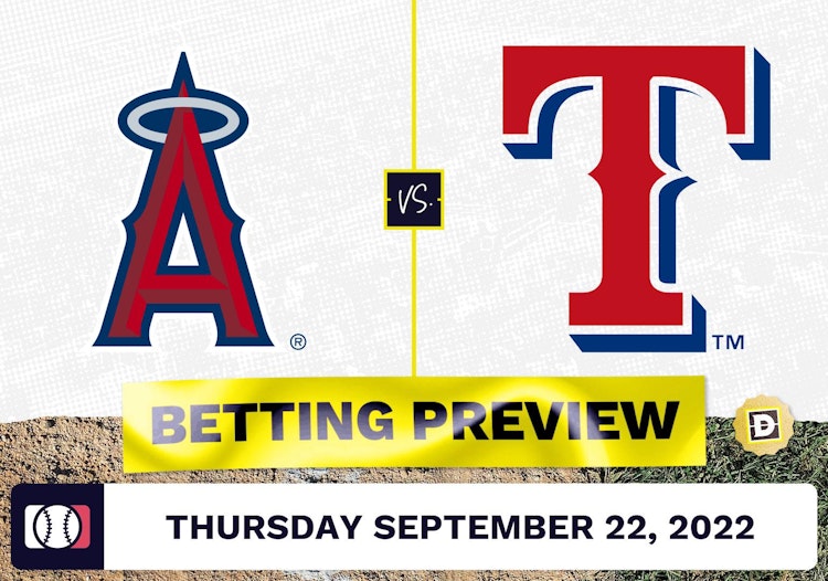Angels vs. Rangers Prediction and Odds - Sep 22, 2022
